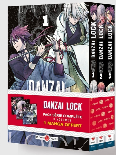 Danzai Lock - Pack série complète : 3 tomes pour le prix de 2