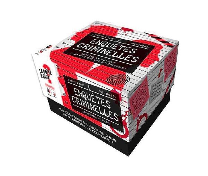 La boîte Enquêtes criminelles. Arrêtez le suspect plus vite que vos adversaires !