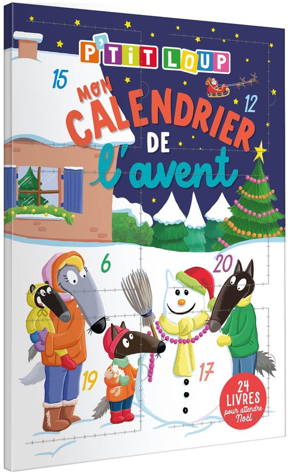 Mon calendrier de l'avent P'tit Loup. 24 livres pour attendre Noël
