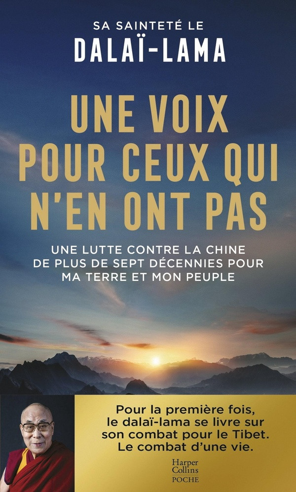 Une voix pour ceux qui n'en ont pas. Une lutte contre la Chine de plus de sept décennies pour ma ter