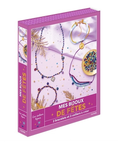 Mes bijoux de fêtes. 2 bracelets et 2 colliers à créer