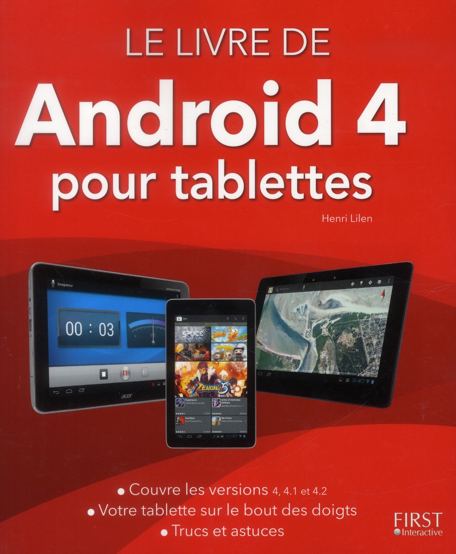 Le livre d'Android pour tablettes versions 4