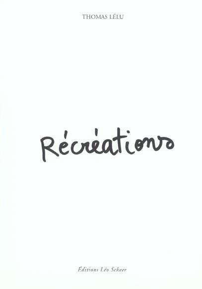 Récréations