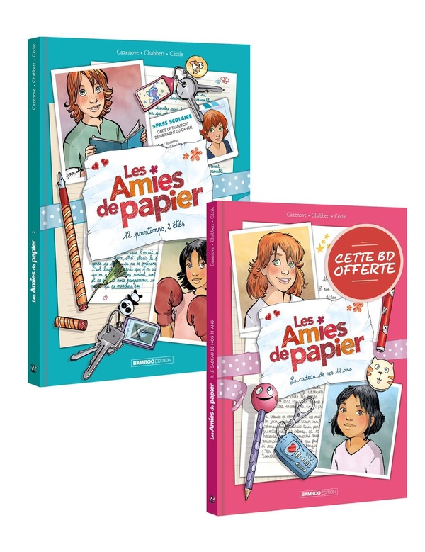 LES AMIES DE PAPIER - T01 T02 - PACK PROMO