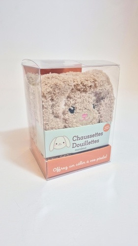 Les chaussettes douillettes lapin