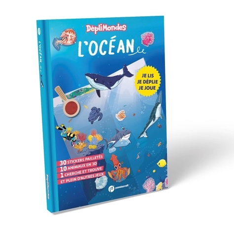 Les océans - DépliMondes 4 ans . Lis, déplie, joue et explore l'océan avec ton livre-jeu devenu ima