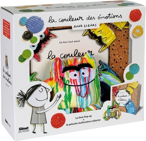 La couleur des émotions. Coffret avec une peluche multicolore collector, Edition collector