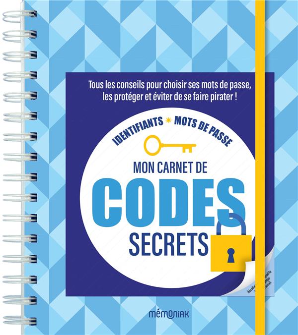 Mon carnet de codes secrets