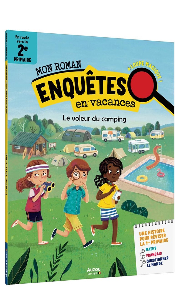 Mes enquêtes en 1er Primaire - Le voleur du camping. Mon roman pour réviser