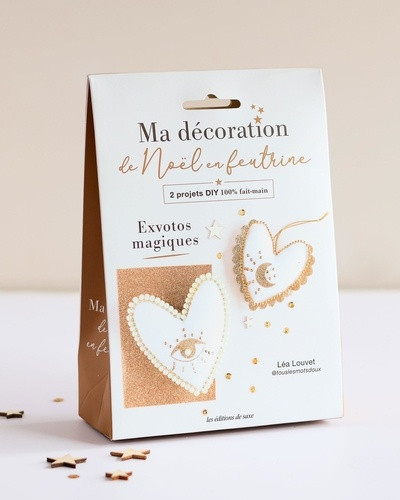 Pochette Ma décoration de Noël en feutrine : Duo Les exvotos