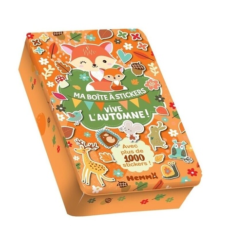 Ma boite à stickers Vive l'Automne ! Avec plus de 1000 stickers !