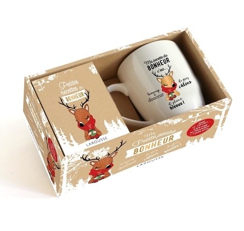 Ma petite pause bonheur. Avec 1 joli mug en céramique et 1 petit livre