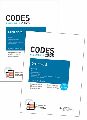 Codes essentiels 2025. Droit fiscal (2 volumes)