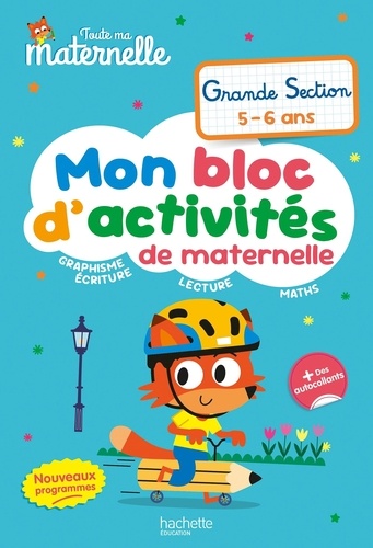 Mon bloc d'activités de maternelle Grande Section. des autocollants, Edition 2026