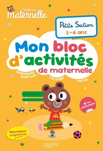 Mon bloc d'activités de maternelle Petite Section. Edition 2026