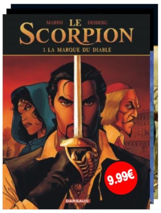 Le Scorpion : Tomes 1 à 3 : La marque du diable ; Le secret du pape ; La Croix de Pierre. Edition co