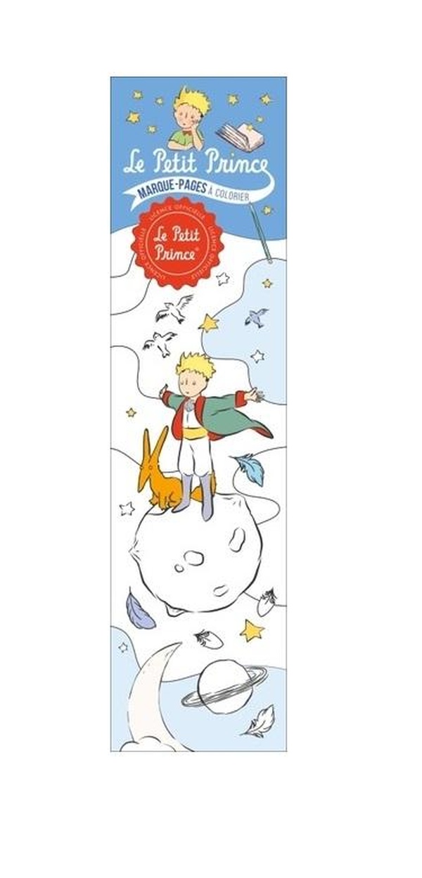 Marque-pages à colorier Le Petit Prince