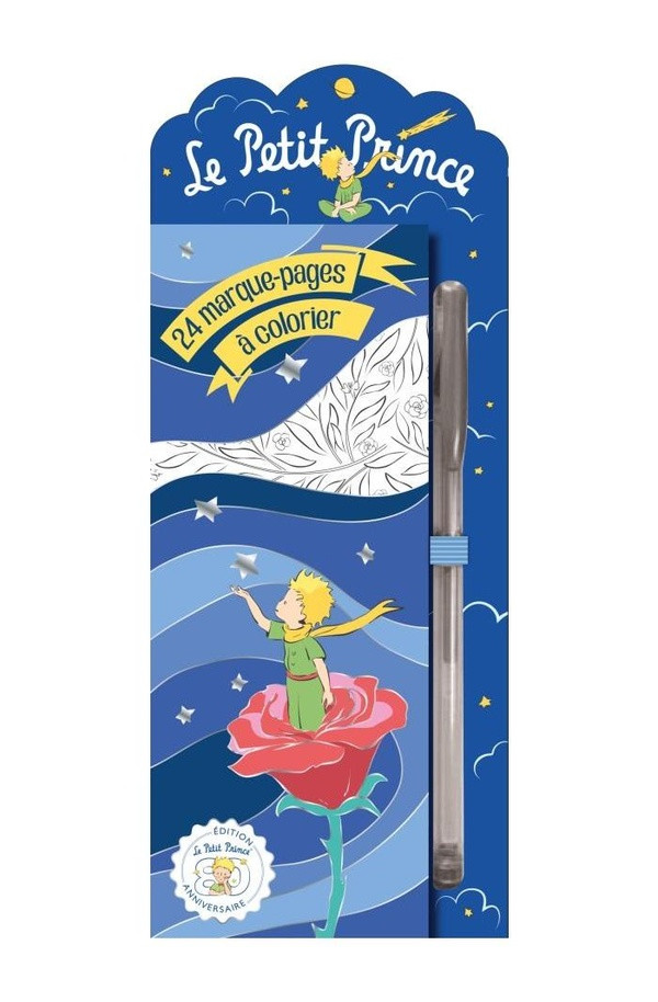 Marque-pages Le Petit Prince. Avec un stylo gel argent