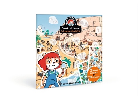 AGATA POSTERS - HISTOIRE - CHERCHE & TROUVE - 2 POSTERS ET 70 STICKERS