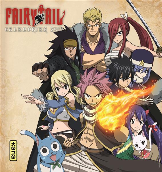 Calendrier Fairy Tail. Edition 2017
