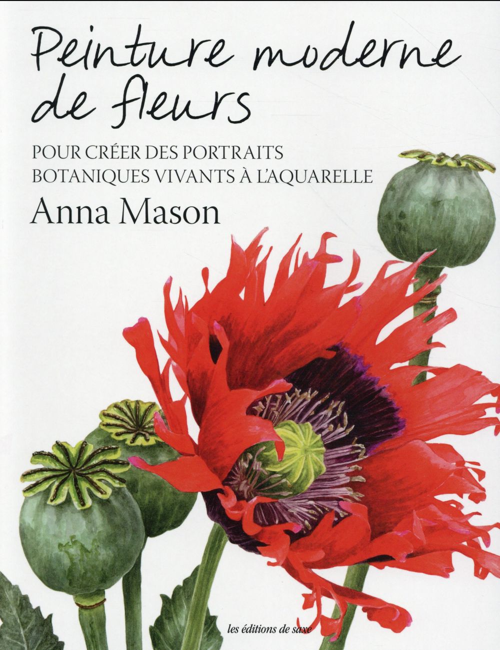 Peinture moderne de fleurs. Pour créer des portraits botaniques vivants à l'aquarelle
