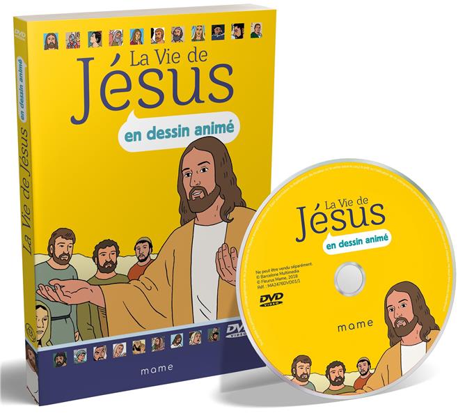 La vie de Jésus en dessin animé. Avec 1 DVD