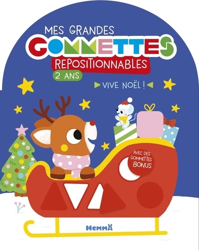 Mes grandes Gommettes repositionnables Vive Noël !