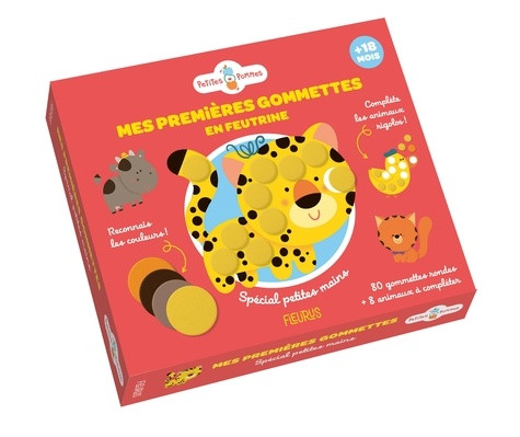 Mes premières gommettes en feutrine Animaux rigolos. Spécial petites mains
