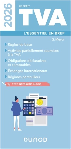 Le petit TVA. L'essentiel en bref, Edition 2026