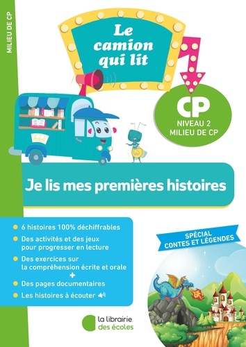 Je lis mes premières histoires - CP niveau 2 milieu de CP. Spécial contes et légendes