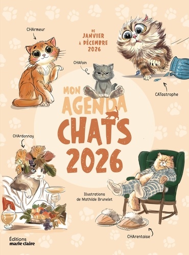 Mon agenda chats. Edition 2026