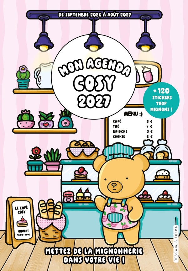 Mon agenda cosy. Avec 120 stickers trop mignons ! Edition 2027