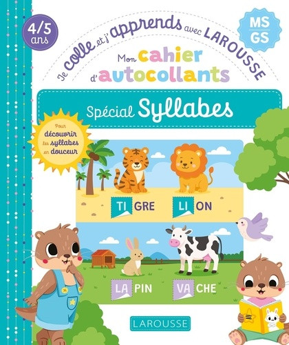 Mon cahier d'autocollants Spécial syllabes MS-GS