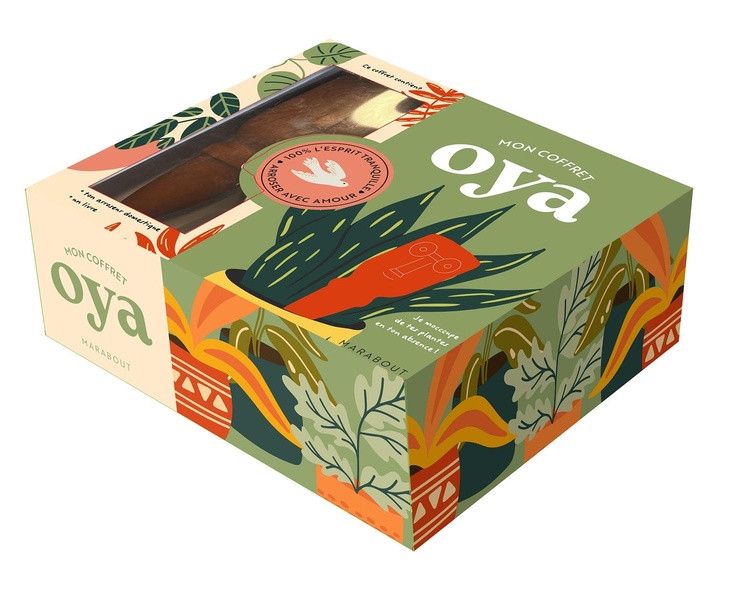 Oya pour mes plantes. Coffret avec 1 oya et 1 livre