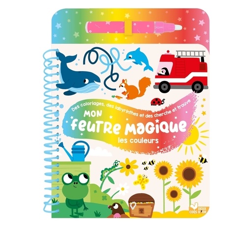 Mon feutre magique Les couleurs. Avec feutre à réservoir d'eau