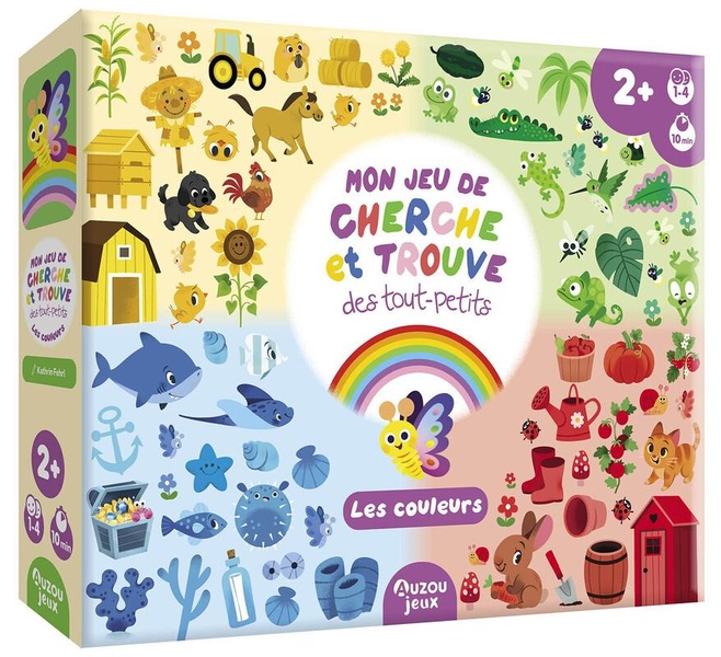 MON JEU DE CHERCHE ET TROUVE DES TOUT-PETITS - LES COULEURS