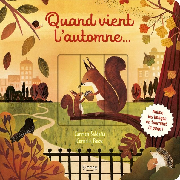 Quand vient l'automne... Mon livre à glissières