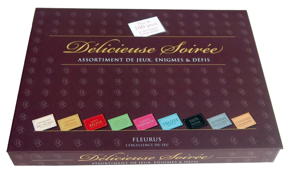 Délicieuse Soirée. Assortiment de jeux, énigmes & défis