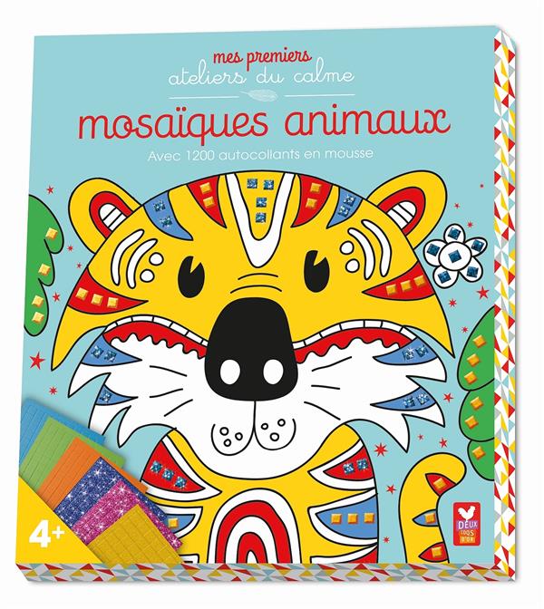 Mosaïques animaux. Avec 1 200 autocollants en mousse