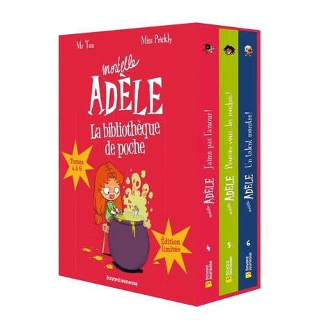 Ma bibliothèque Mortelle Adèle : Coffret des tomes 4 à 6. Petit, mais mortel !