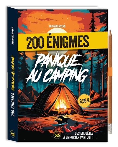 200 énigmes Panique au camping. Avec un crayon à papier
