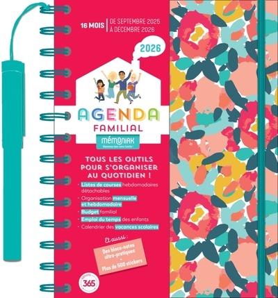 Agenda familial Mémoniak. Avec 1 stylo, Edition 2025-2026