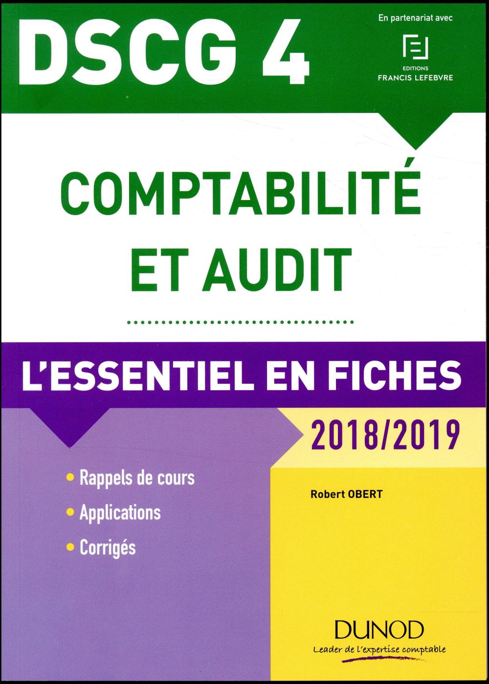 Comptabilité et audit DSCG 4. Edition 2018-2019