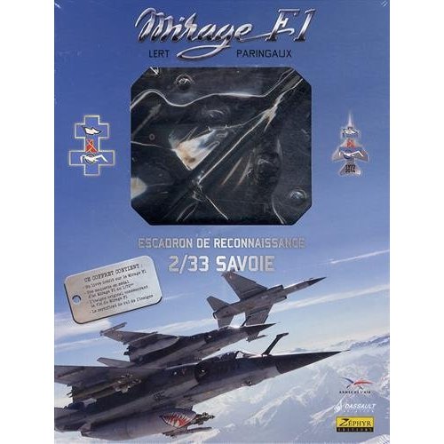 Coffret Mirage F1. Tome 2, Escadron de reconnaissance 2/33 Savoie. Avec une maquette en métal d'un M