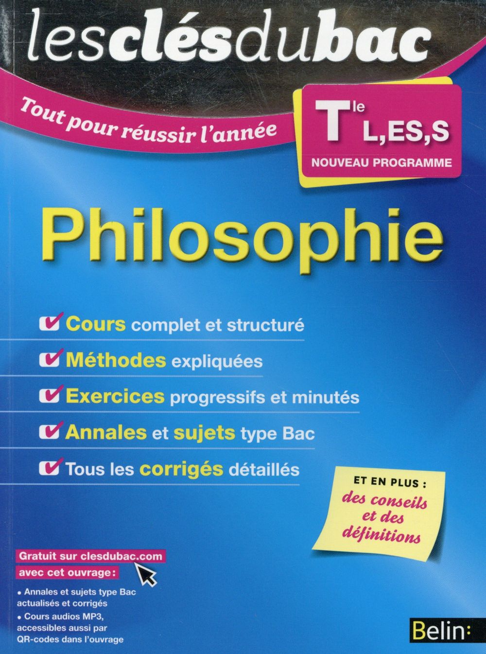 Philosophie Tle L, ES, S