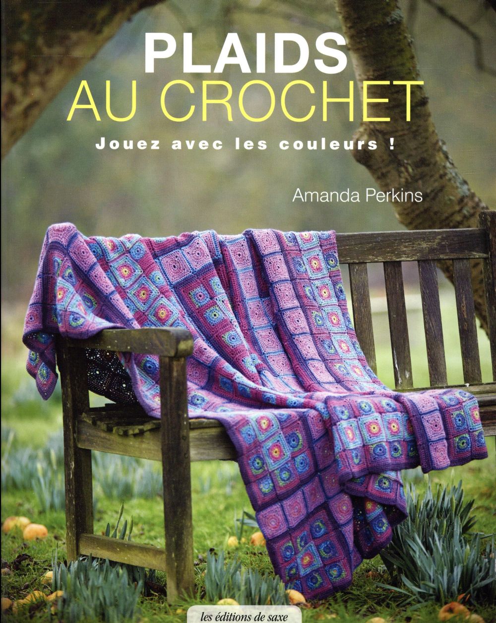 Plaids au crochet. Jouez avec les couleurs !