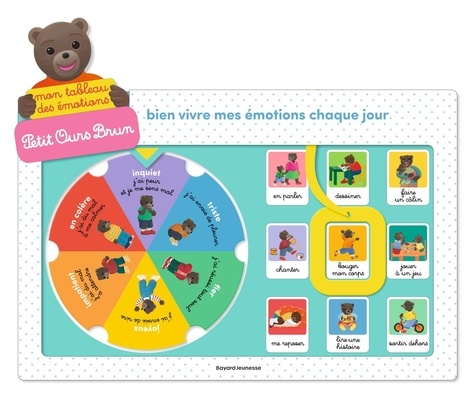 Mon tableau des émotions Petit Ours Brun. Bien vivre mes émotions chaque jour