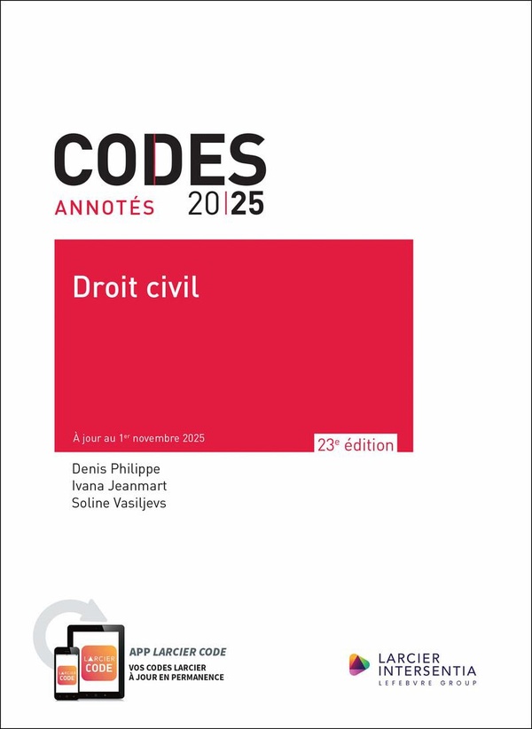 Codes annotés 2025. Droit civil