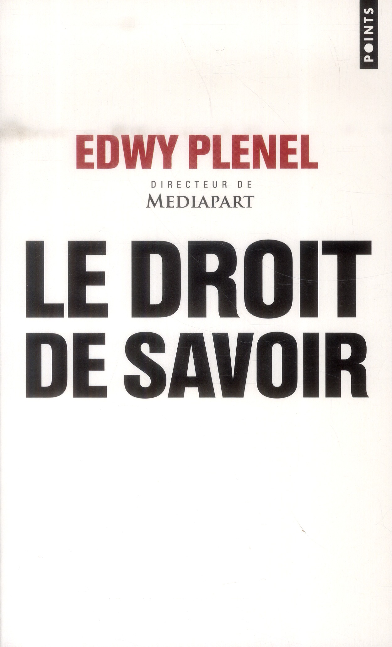 Le droit de savoir