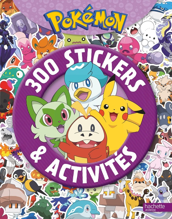 300 stickers & activités Pokémon Paldea